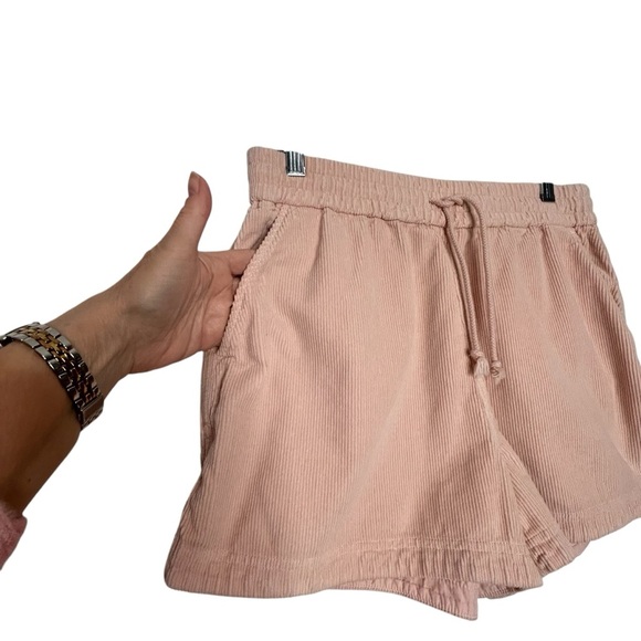 Faherty Pale Pink Corduroy Pull-On Elastic Tie Waist w/Pockets Sz M - Picture 5 of 10